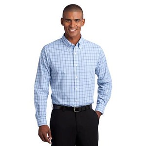 Mens’ Port Authority ® Crosshatch Plaid Easy Care Shirt