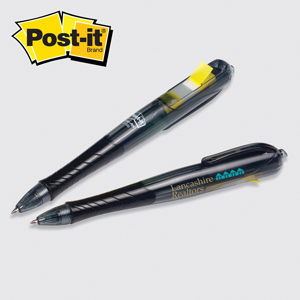 Post-it® Flag Retractable Gel Pen - 50 Flags