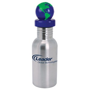 NicheBottle™ Stainless Steel Bottle with Globe Lid - 17 oz