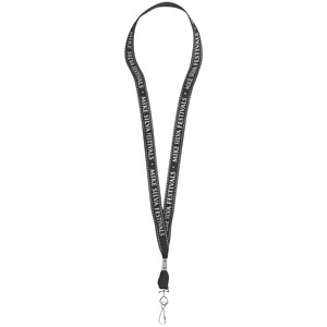 Cotton Lanyard with Reflective Stitching  - 5/8" Wide