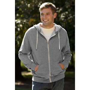 Unisex Heather French Terry Full-Zip Hoodie