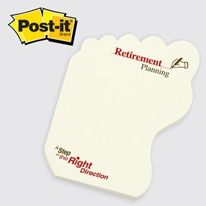 Medium Foot Post-it® Notepad - 50 Sheet