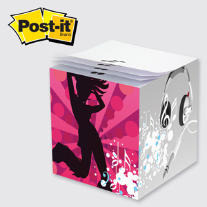 2 3/4" x 2 3/4" x 2 3/4" Post-it® Full Color Notes