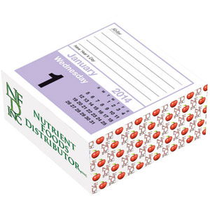 The Daily Cube Calendar Note Pad