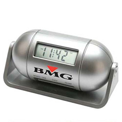 Pill-Shaped LCD Multi Function Alarm Clock
