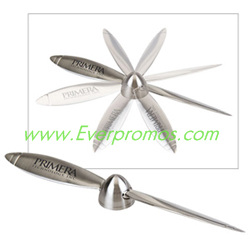 High Flyer Chrome Paperweight / Letter Opener