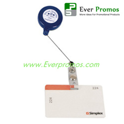 Retractable Badge Holder with Laminated Label